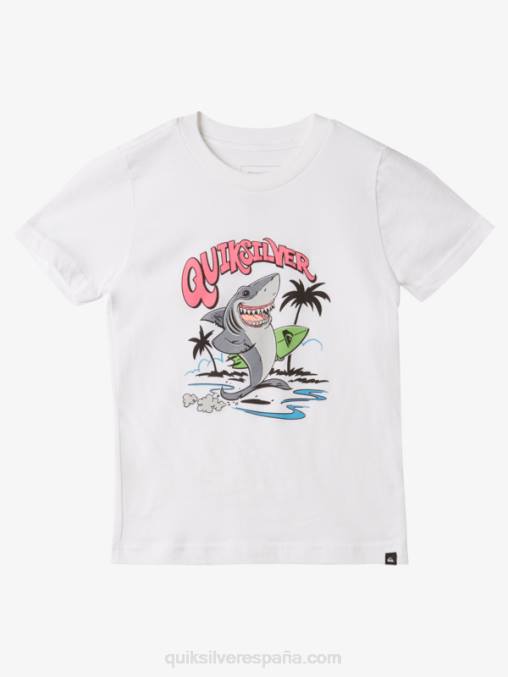 blanco 2-7 camiseta desteñida D6T4D1970 Niños Quiksilver