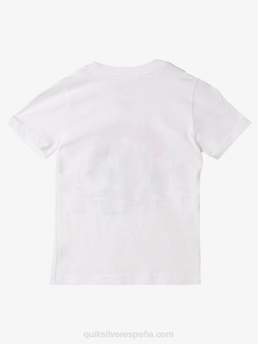 blanco 2-7 camiseta desteñida D6T4D1970 Niños Quiksilver