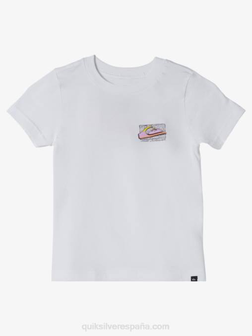 blanco 2-7 camiseta retro desteñida D6T4D2145 Niños Quiksilver