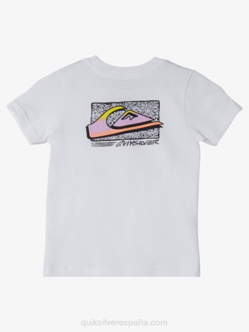 blanco 2-7 camiseta retro desteñida D6T4D2145 Niños Quiksilver