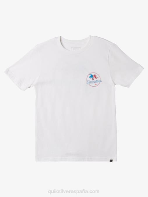 blanco 8-16 camiseta con brisa de palma D6T4D1956 Niños Quiksilver