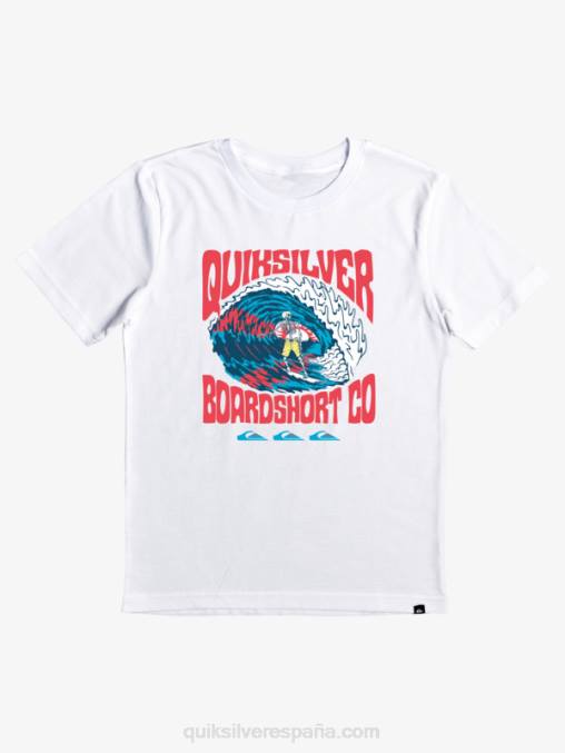 blanco 8-16 camiseta de vida superior D6T4D2209 Niños Quiksilver