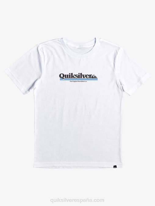 blanco 8-16 entre lineas camiseta D6T4D2090 Niños Quiksilver