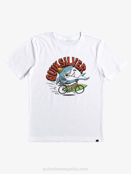 blanco Camiseta 2-7 en riesgo D6T4D2170 Niños Quiksilver
