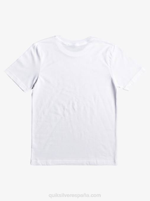 blanco Camiseta 2-7 en riesgo D6T4D2170 Niños Quiksilver