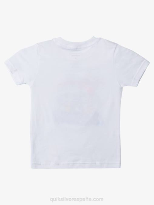 blanco Camiseta coche escapada 2-7 D6T4D1950 Niños Quiksilver