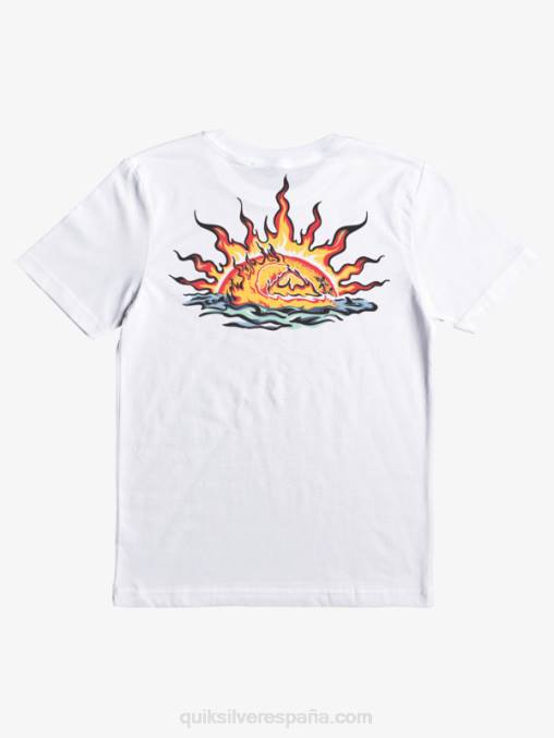 blanco Camiseta guardián 8-16 olas D6T4D2229 Niños Quiksilver