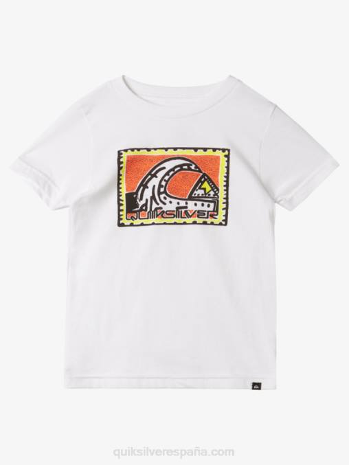 blanco camiseta 2-7 rad heritage D6T4D1960 Niños Quiksilver