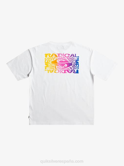 blanco camiseta bandera radical 8-16 D6T4D1967 Niños Quiksilver
