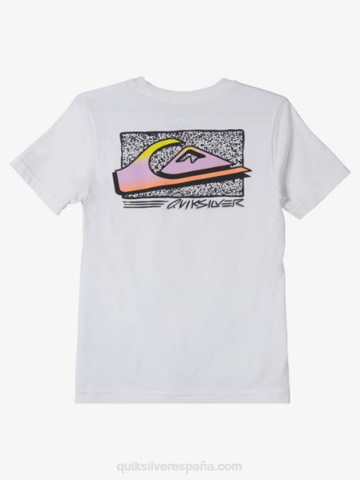 blanco camiseta retro degradada 8-16 D6T4D2123 Niños Quiksilver