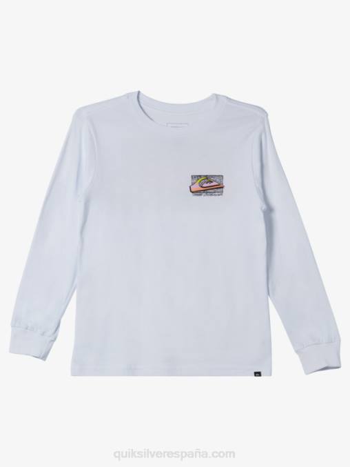 blanco camiseta retro degradada 8-16 D6T4D2192 Niños Quiksilver
