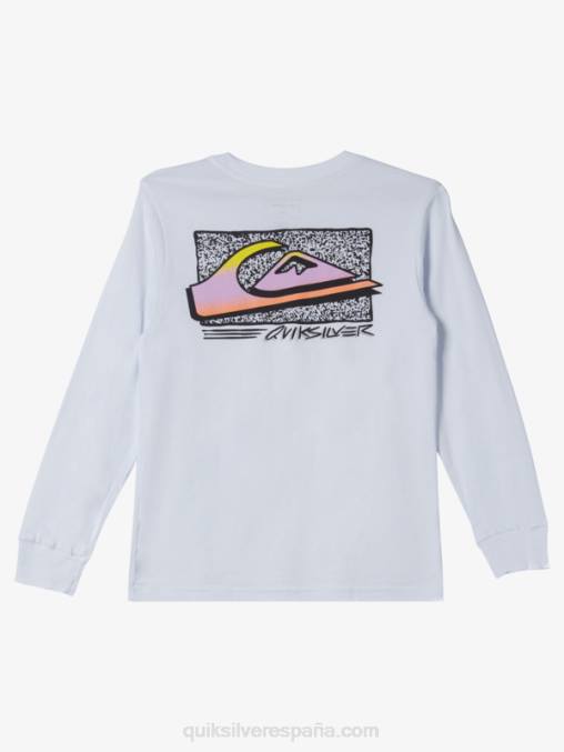 blanco camiseta retro degradada 8-16 D6T4D2192 Niños Quiksilver