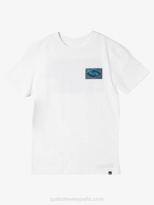 blanco camiseta vibrante 8-16 D6T4D1943 Niños Quiksilver