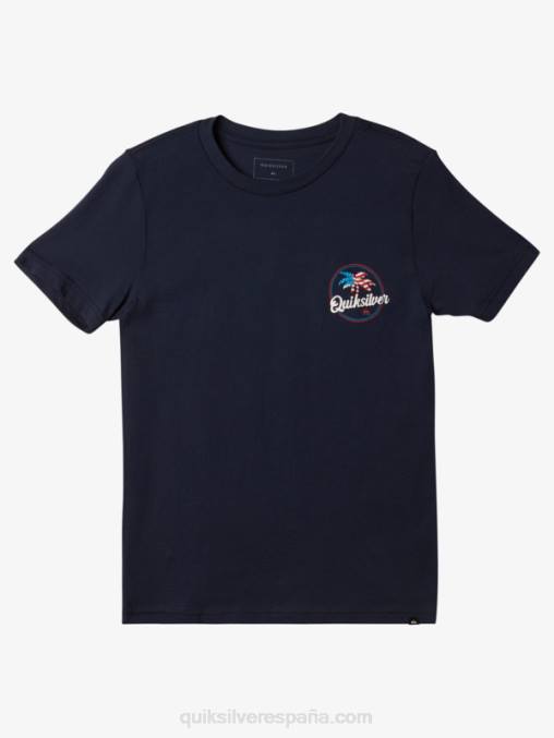 chaqueta azul marino 8-16 camiseta con brisa de palma D6T4D1957 Niños Quiksilver