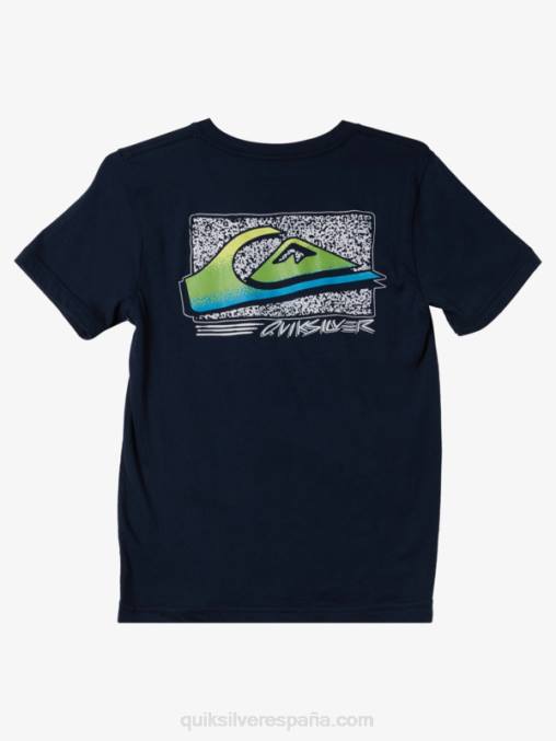 chaqueta azul marino camiseta retro degradada 8-16 D6T4D2125 Niños Quiksilver