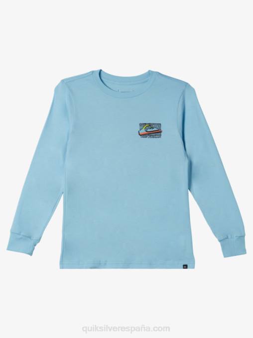 cielo azul camiseta retro degradada 8-16 D6T4D2193 Niños Quiksilver