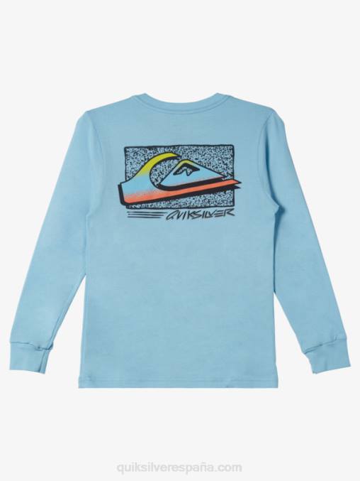 cielo azul camiseta retro degradada 8-16 D6T4D2193 Niños Quiksilver