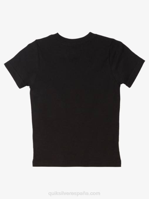 negro 2-7 camiseta aparcada en doble fila D6T4D1974 Niños Quiksilver