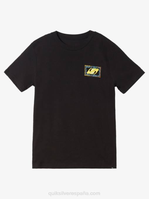 negro 8-16 camiseta de latido con eco D6T4D1981 Niños Quiksilver