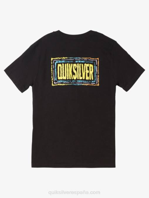 negro 8-16 camiseta de latido con eco D6T4D1981 Niños Quiksilver