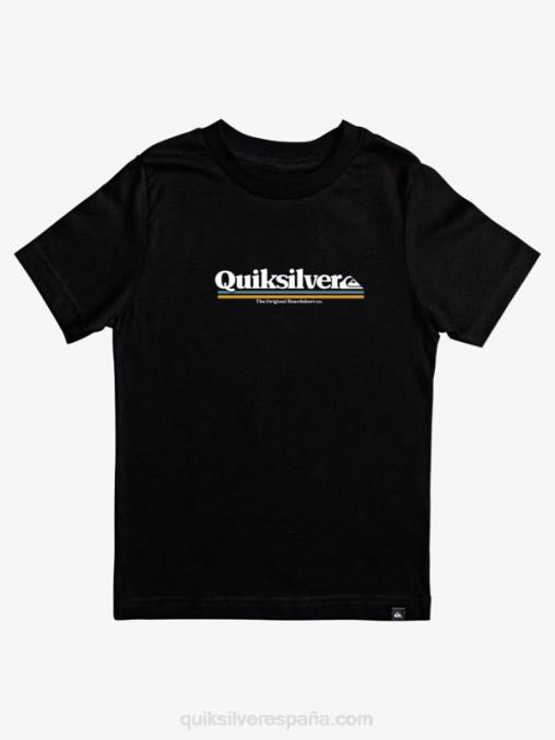 negro 8-16 entre lineas camiseta D6T4D2091 Niños Quiksilver