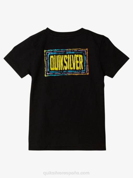 negro Camiseta 2-7 beat con eco D6T4D1947 Niños Quiksilver