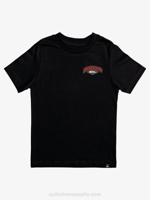 negro Camiseta 8-16 surfer oftune D6T4D2177 Niños Quiksilver
