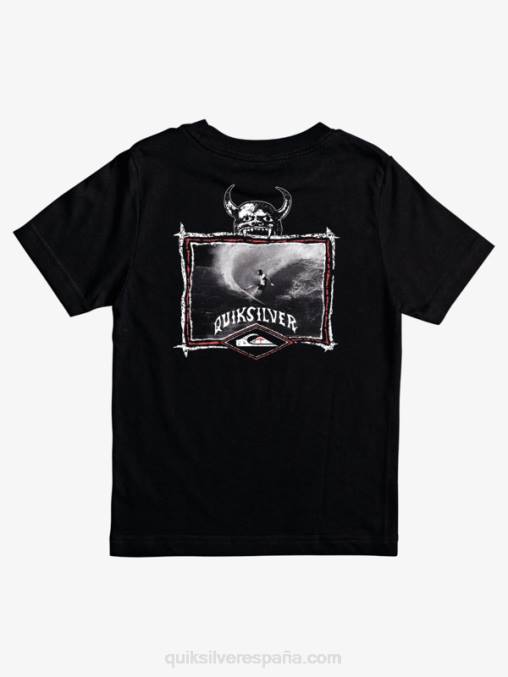 negro Camiseta 8-16 surfer oftune D6T4D2177 Niños Quiksilver