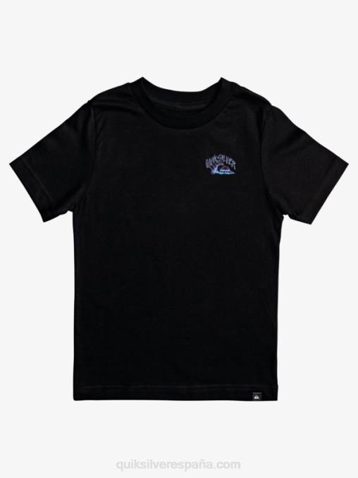 negro Camiseta guardián 8-16 olas D6T4D2230 Niños Quiksilver