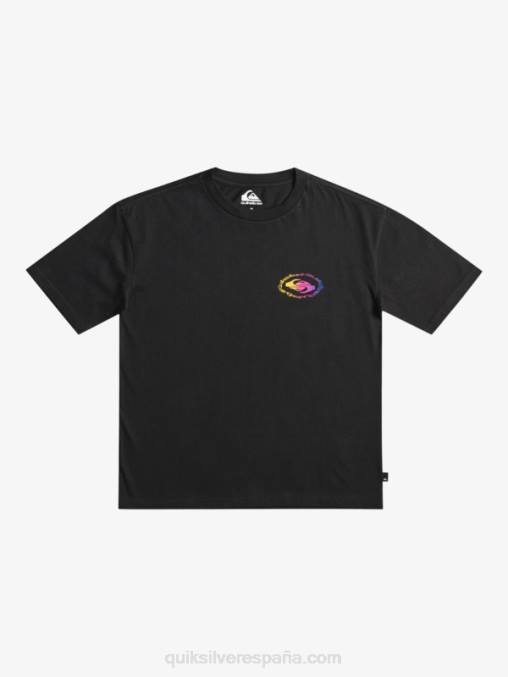 negro camiseta bandera radical 8-16 D6T4D1966 Niños Quiksilver