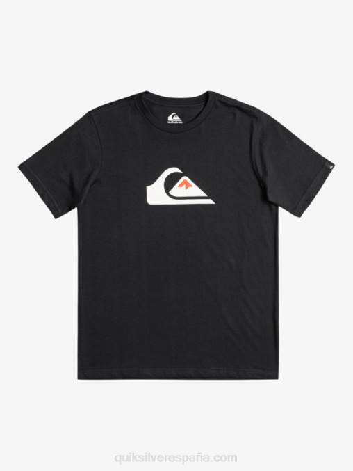 negro logotipo de comp - camiseta D6T4D2317 Niños Quiksilver