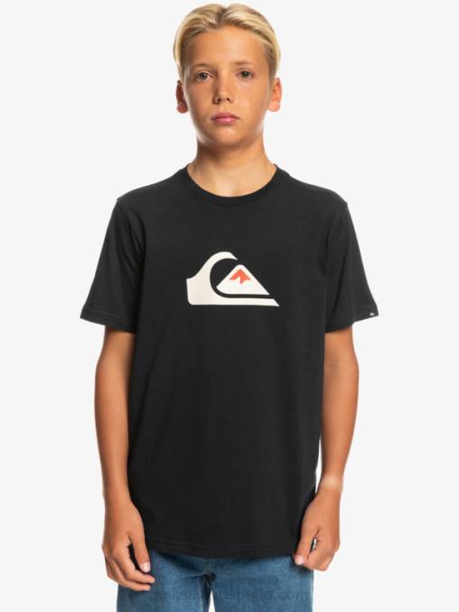 negro logotipo de comp - camiseta D6T4D2317 Niños Quiksilver