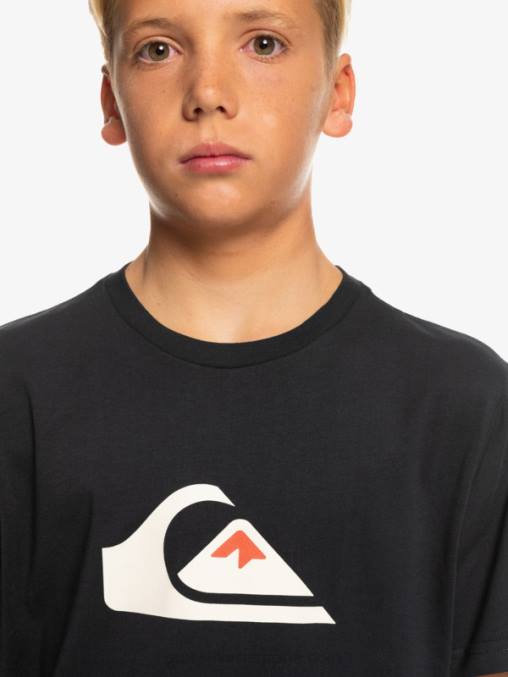 negro logotipo de comp - camiseta D6T4D2317 Niños Quiksilver