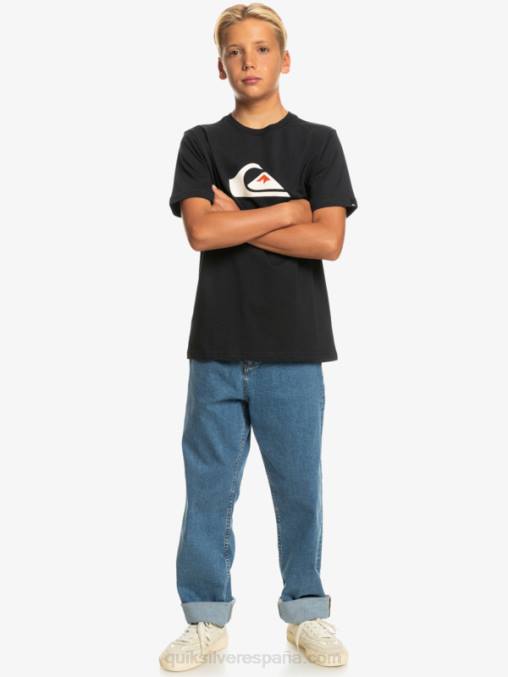 negro logotipo de comp - camiseta D6T4D2317 Niños Quiksilver