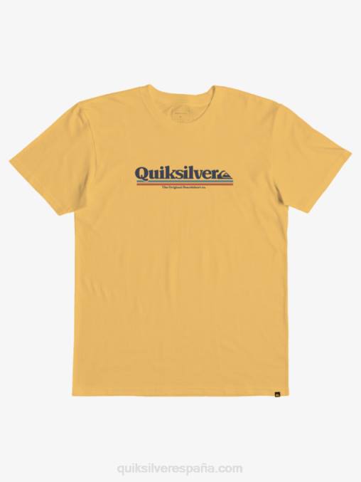 oro brillante 8-16 entre lineas camiseta D6T4D2089 Niños Quiksilver