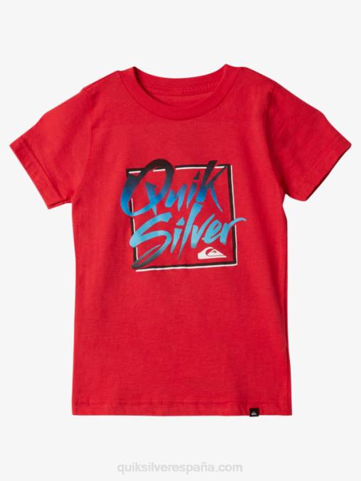 rojo de alto riesgo 2-7 camiseta sensación de verano D6T4D1976 Niños Quiksilver