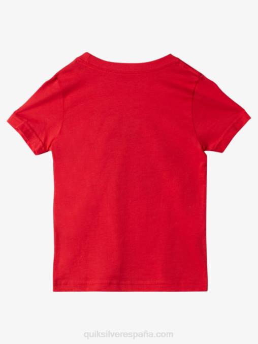 rojo de alto riesgo 2-7 casa de la camiseta de la ola D6T4D1930 Niños Quiksilver
