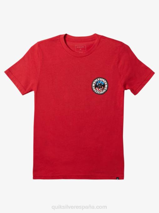 rojo de alto riesgo 8-16 camiseta divertida de verano D6T4D1942 Niños Quiksilver