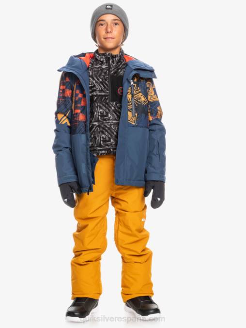 espino amarillo 8-16 pantalones de nieve estate D6T4D2293 Niños Quiksilver