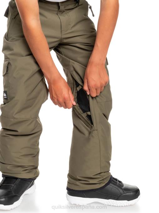 hoja de uva 8-16 pantalones de nieve porter D6T4D2259 Niños Quiksilver