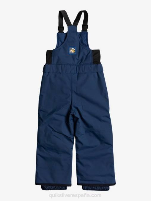 insignias azules 2-7 pantalones de nieve azul marino con aislamiento boogie D6T4D2296 Niños Quiksilver