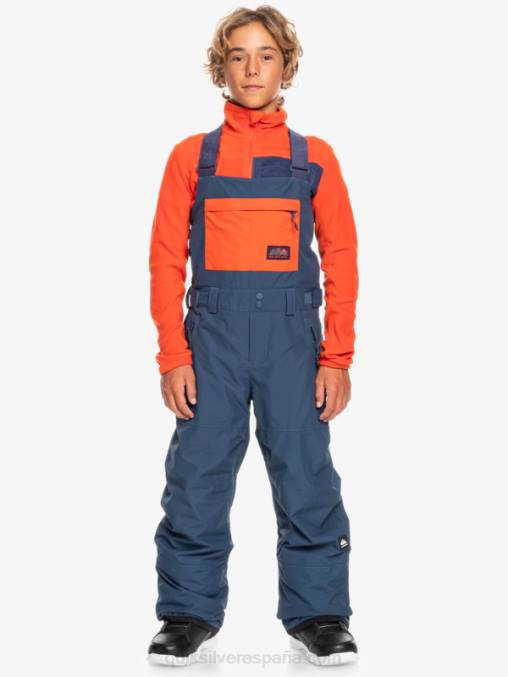 insignias azules 8-16 mash up pantalones con peto de nieve aislados D6T4D2319 Niños Quiksilver