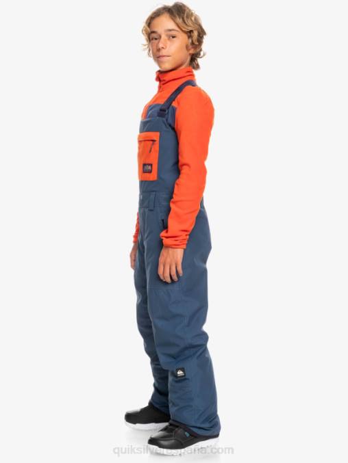 insignias azules 8-16 mash up pantalones con peto de nieve aislados D6T4D2319 Niños Quiksilver