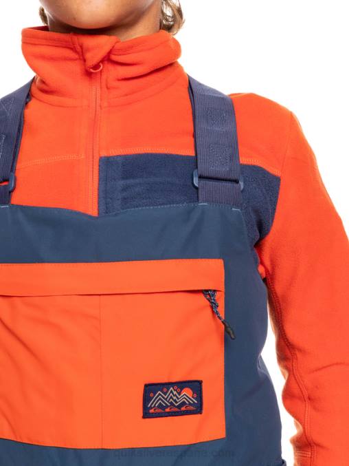 insignias azules 8-16 mash up pantalones con peto de nieve aislados D6T4D2319 Niños Quiksilver