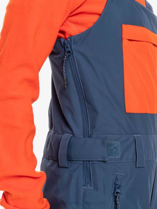 insignias azules 8-16 mash up pantalones con peto de nieve aislados D6T4D2319 Niños Quiksilver