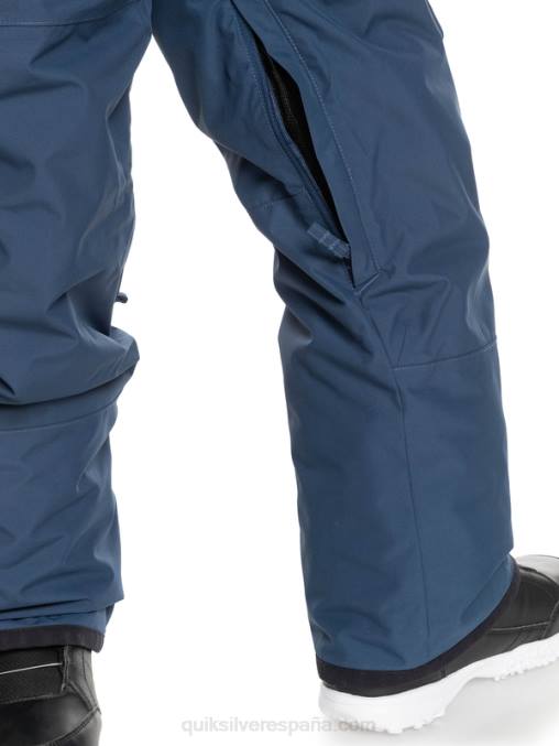 insignias azules 8-16 mash up pantalones con peto de nieve aislados D6T4D2319 Niños Quiksilver