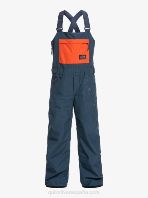 insignias azules 8-16 mash up pantalones con peto de nieve aislados D6T4D2319 Niños Quiksilver