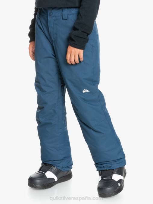 insignias azules 8-16 pantalones de nieve azules con aislamiento estate 8-16 D6T4D2292 Niños Quiksilver