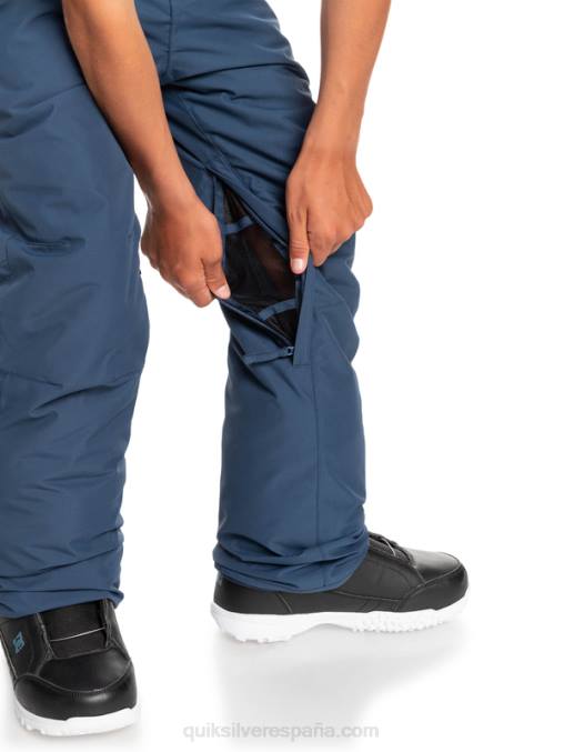 insignias azules 8-16 pantalones de nieve azules con aislamiento estate 8-16 D6T4D2292 Niños Quiksilver
