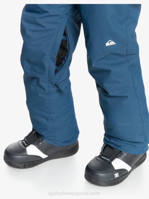 insignias azules 8-16 pantalones de nieve azules con aislamiento estate 8-16 D6T4D2292 Niños Quiksilver